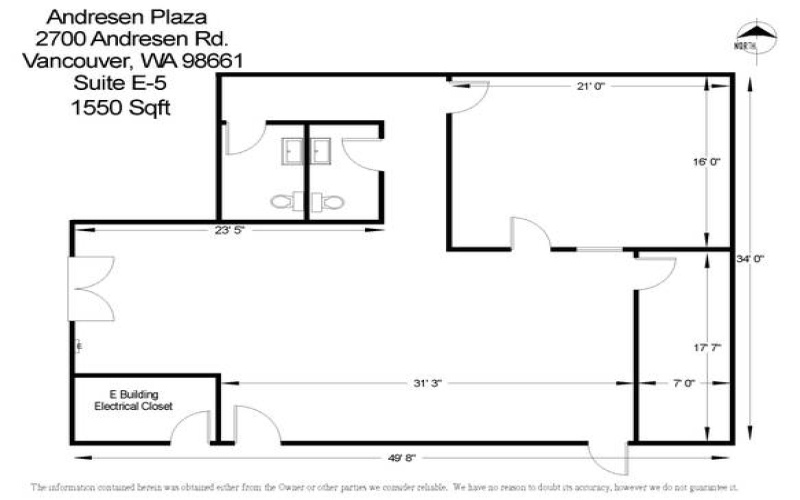 2700 NE Andresen Road, Vancouver, Washington 98661, 1 Room Rooms,Retail,For Lease,Andresen Plaza ,NE Andresen,1,1275