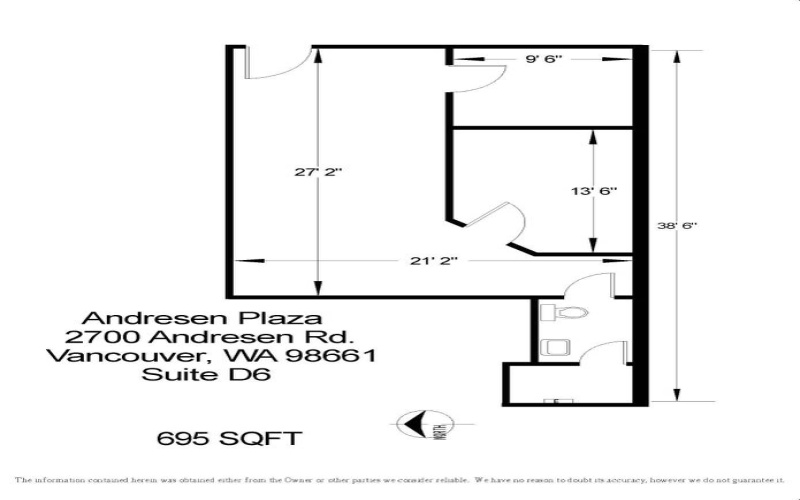 2700 NE Andresen Plaza, Vancouver, Washington 98661, 2 Rooms Rooms,Office,For Lease,2700 NE Andresen Plaza,1295