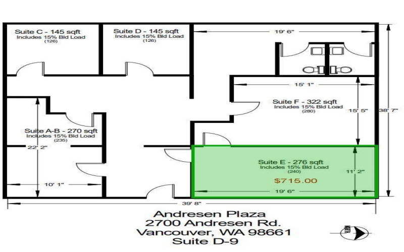 2700 NE Andresen Road, Vancouver, Washington 98661, ,Office,For Lease,NE Andresen Road,1,1299